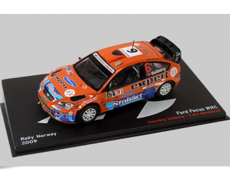 FORD Focus WRC Rally Norway #6 2009, orange