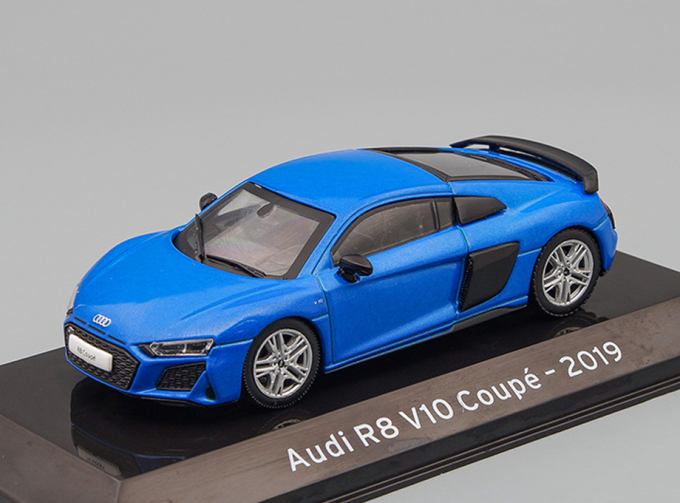 Audi R8 V10 Coupé 2019, blue