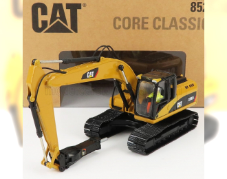 CATERPILLAR Cat320d Escavatore Cingolato - Tractor Hydraulic Excavator Scraper With Hammer, Yellow Black