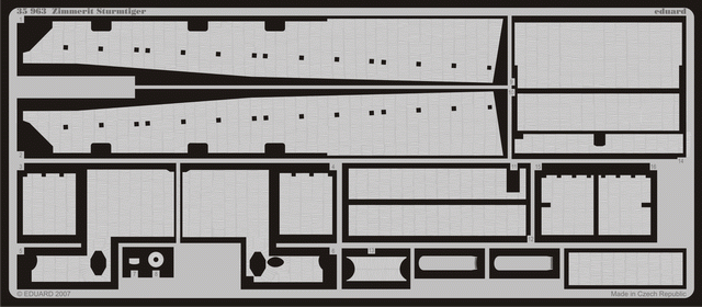 Фототравление Немецкая САУ Sturmtiger (циммерит)