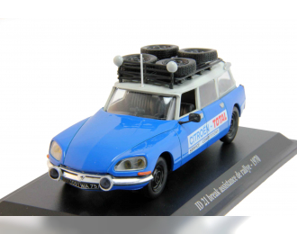 CITROEN ID 20 break assistance de rallye (1970), blue