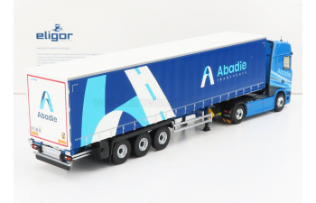 SCANIA S500 Truck Telonato Abadie Transports (2018), 2 Tone Blue