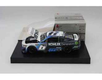 FORD Mustang #6 Brad Keselowski, Kohler Generators Daytona Duel Winner, blue/white 2022