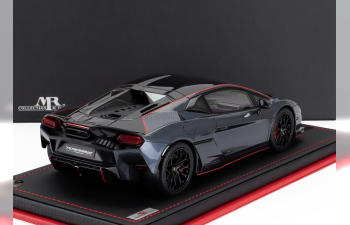 LAMBORGHINI Temerario Alleggerita Package (2024) - Con Vetrina - With Showcase, Grigio Cratos - Grey
