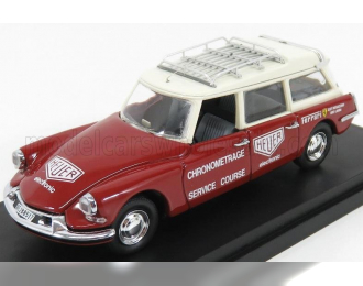 CITROEN Ds21 Break Ferrari Chronometrage Service N.lauda - C.regazzoni (1970), Red Cream