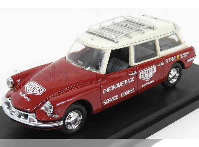 CITROEN Ds21 Break Ferrari Chronometrage Service N.lauda - C.regazzoni (1970), Red Cream