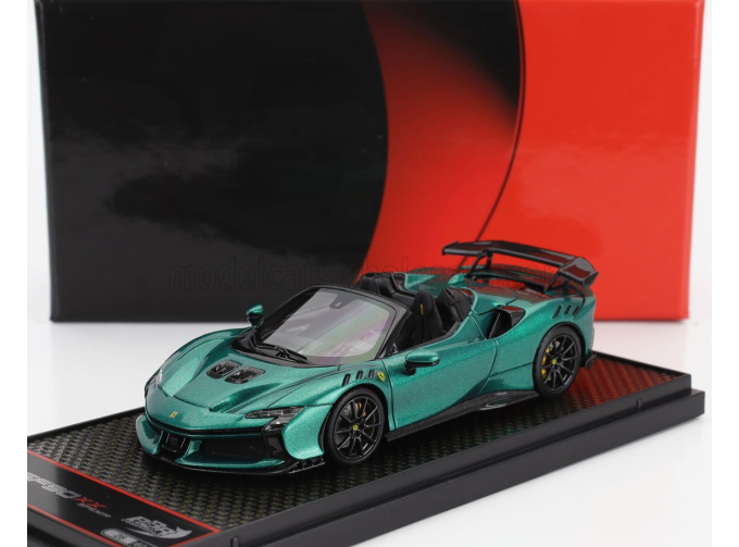 FERRARI Sf90 Xx Stradale Spider 2024, Green Jewel Met Black