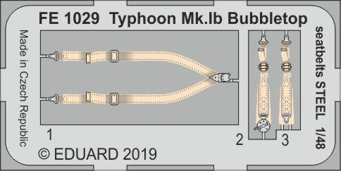 Фототравление Typhoon Mk. Ib Bubbletop стальные ремни