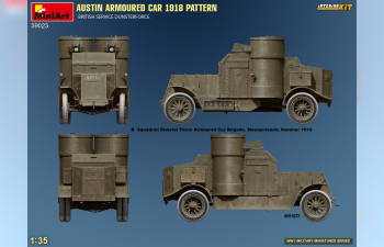 Сборная модель AUSTIN Armoured Car Pattern Military 1918