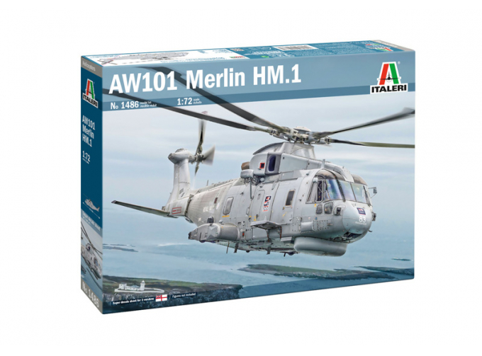 Сборная модель AGUSTA WESTLAND Aw101 Merlin Hm.1 Uk Royal Navy - Helicopter (2003)