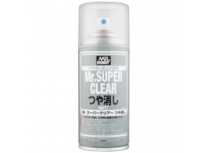 Аэрозольная краска Mr.SUPER CLEAR 170 мл (в баллоне)