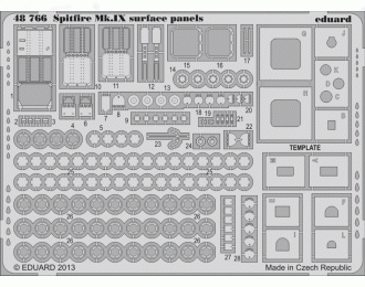 Фототравление Spitfire Mk.IX surface panels