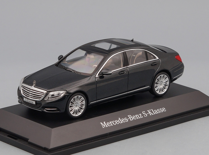 MERCEDES-BENZ NEW S-class W222 (2013), black metallic