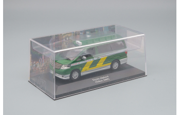 TOYOTA Alphard (Tokyo, 2005), Collection Les Taxis du monde, green / yellow