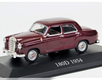 MERCEDES-BENZ 180 D (1954), dark red