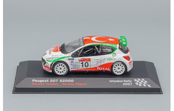 PEUGEOT 207 S2000 #10 Nicolas Vouilloz Nicolas Klinger Istanbul Rally (2007), white