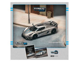 Koenigsegg Regera, silver metallic