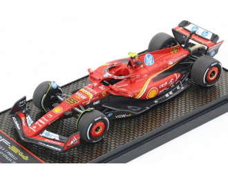 FERRARI F1  Sf-23 Team Scuderia Ferrari №55 4th Monza Gp (2024) Carlos Sainz, Red Black