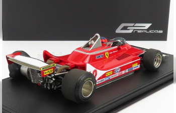 FERRARI F1 312t4 №12 Zandwoort Gp With Pilot Figure (1979) Gilles Villeneuve - Con Vetrina - With Showcase, Red