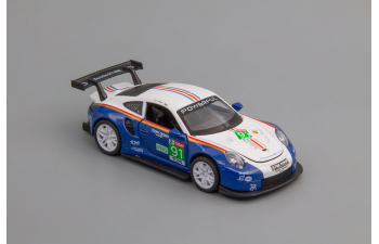 PORSCHE 911 RSR №91, белый/синий