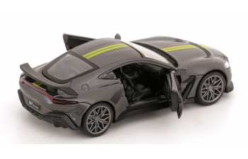 ASTON MARTIN V12 Vantage (2022), grey metallic/yellow