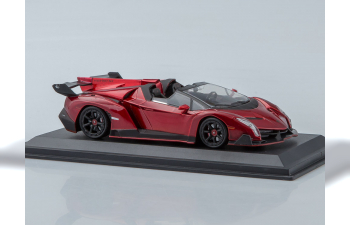 LAMBORGHINI Veneno Roadster (2013), metallic red