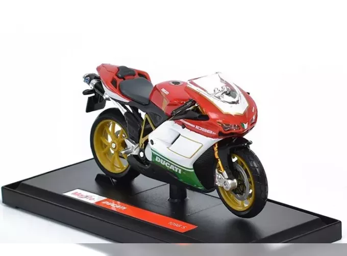 DUCATI 1098 S (2010), red/white/green