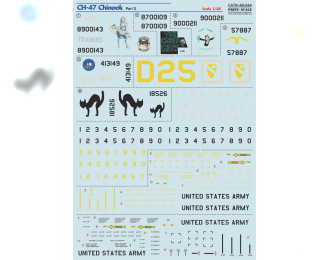Декаль CH-47 Chinook Part 2