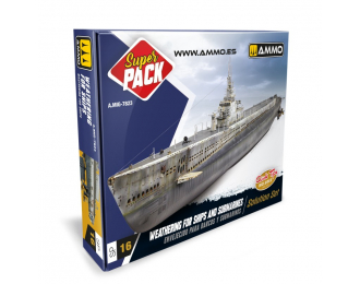 Набор SUPER PACK Везеринг кораблей и подводных лодок / Weathering for Ships and Submarines