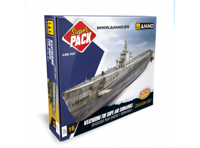 Набор SUPER PACK Везеринг кораблей и подводных лодок / Weathering for Ships and Submarines