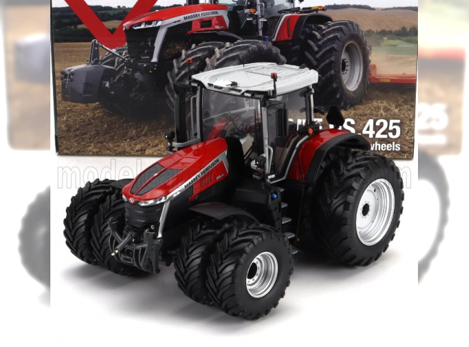 MASSEY FERGUSON Mf9s.425 Tractordual Wheels (2022), Red Black