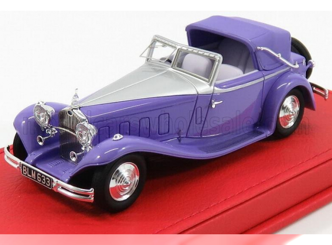 DELAGE D8s Cabriolet Open Fernandez Et Darrin Sn38229 (1934) , Purple