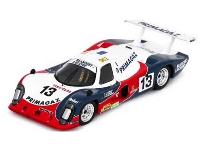 COUGAR C01b 3.3l V8 Team Courage Competition №13 24h Le Mans (1983) Yves Courage - Alain De Cadenet - Michel Dubois, White Red Black