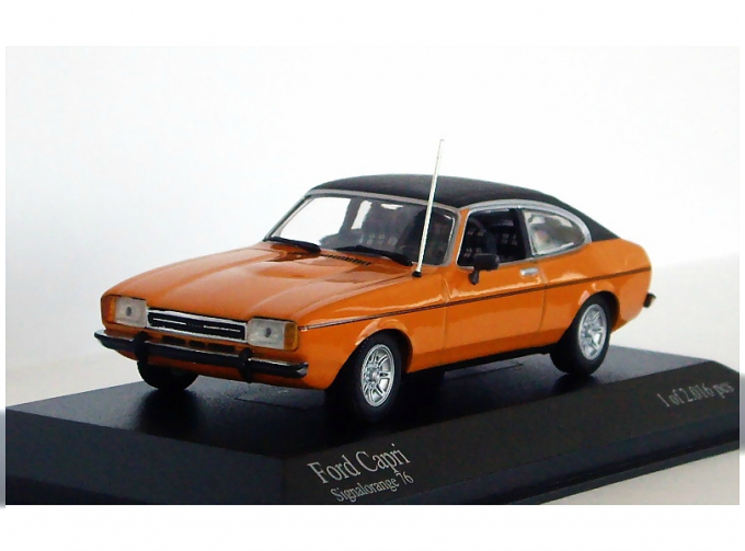 FORD Capri II (1974), orange metallic