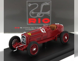 ALFA ROMEO P3 Tipo B №42 Winner Circuito Del Montenero - Coppa Ciano (1934) Achille Varzi, Red