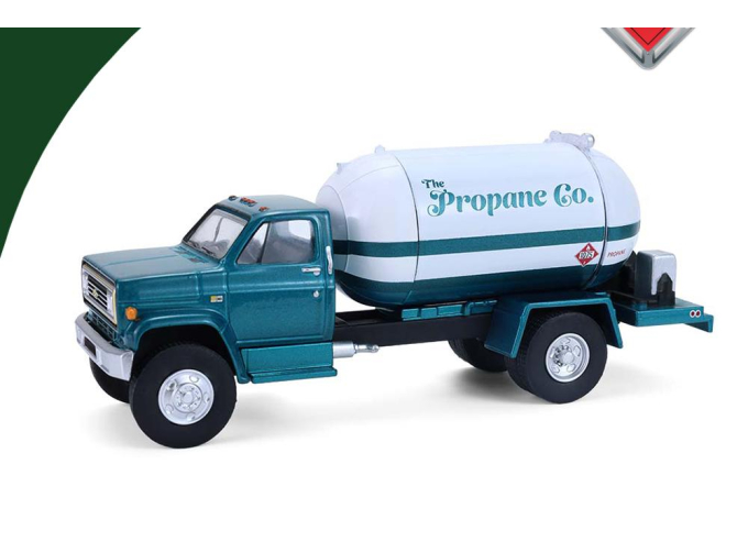CHEVROLET C-60 Propane Truck *S.D. Trucks Series 20* (1982), white / green