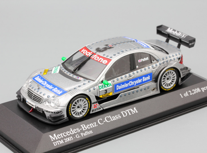 MERCEDES-BENZ C-Class #3 "HWA Team" G.Paffett 2 место DTM (2005), silver