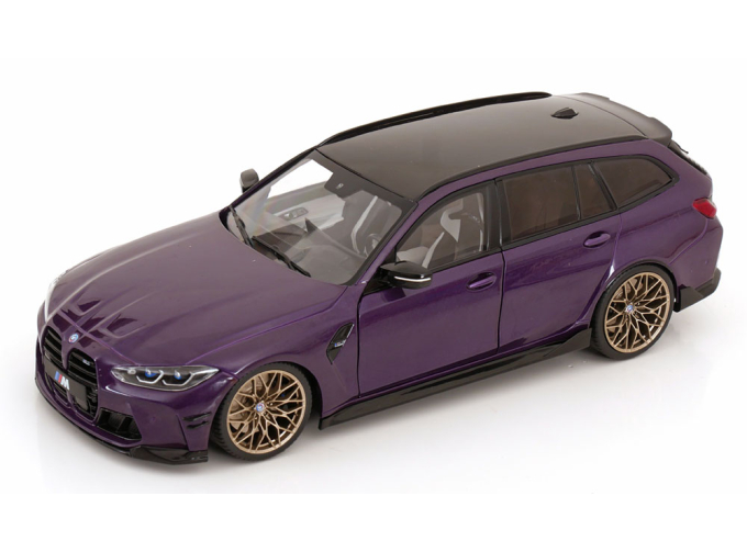 BMW M3 (G81) Competition M XDrive Touring (2024), purple-metallic