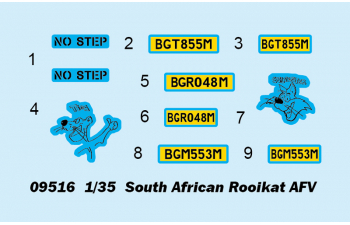 Сборная модель Бронеавтомобиль South African Rooikat AFV