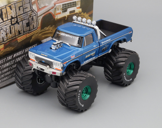 FORD F-250 Monster Truck Bigfoot #1 1974 Blue колеса 66 дюймов (Greenlight!)