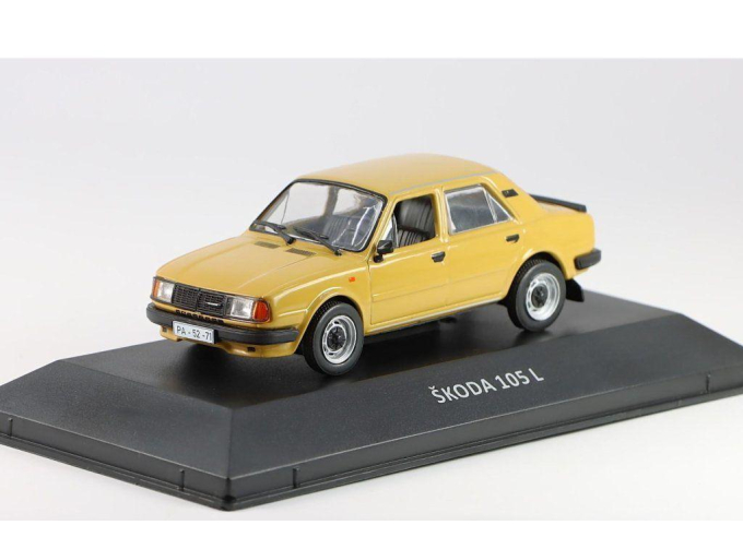 SKODA 105L (1984), yellow