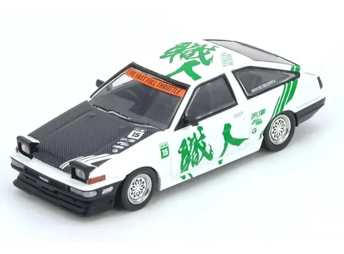 TOYOTA Sprinter Trueno AE86 *Keiichi Tsuchiya* Limited Edition, green/white
