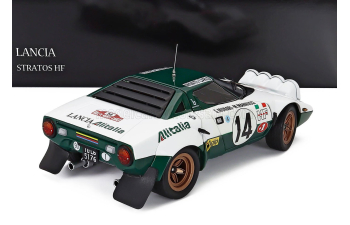 LANCIA Stratos Hf Alitalia (night Version) №14 Winner Rally Montecarlo (1975) Sandro Munari - Mario Mannucci, White Green Red