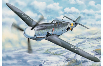 Сборная модель Немецкий истребитель Messerschmitt Bf.109 G-2