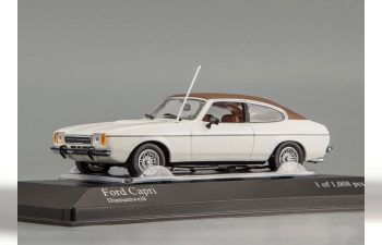 FORD Capri II (1974), white / brown