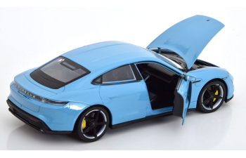 PORSCHE Taycan (2020), light blue-metallic