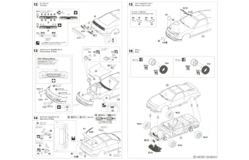 Сборная модель NISSAN Fairlady Z (z32) Version R Twin Turbo Midnight Plamo 2005