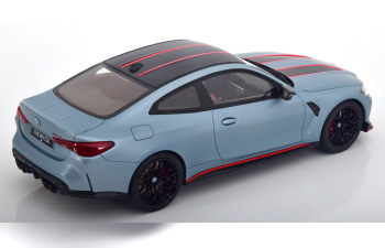 BMW M4 CSL (2022), matt-greymetallic black red