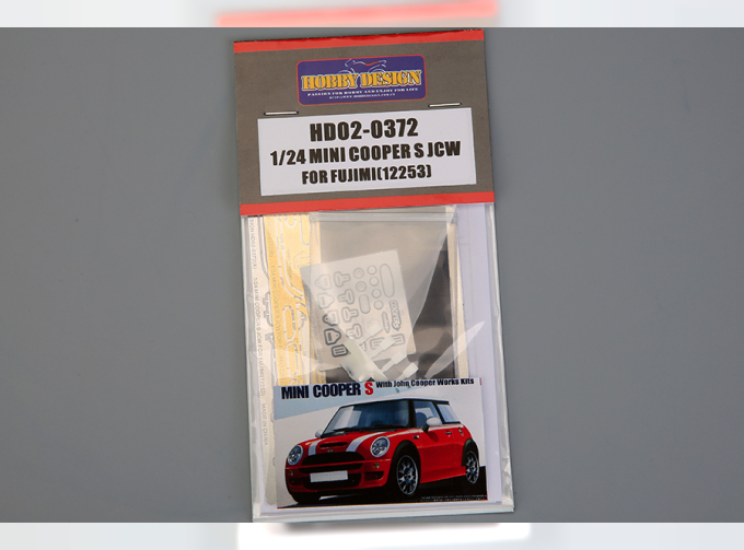 Набор для доработки Mini Cooper S JCW для моделей Fujimi (12253)（PE+Resin）