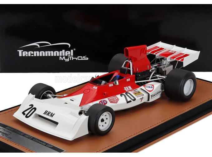 BRM F1 P160e №20 Canadian Gp (1973) Jean Pierre Beltoise, White Red